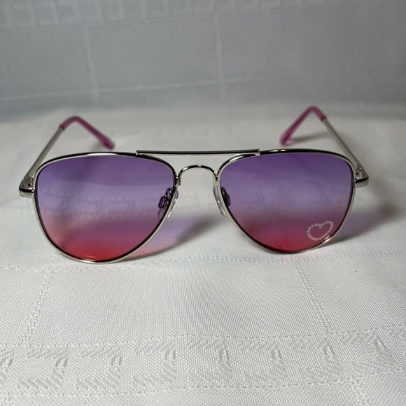 *5 for $25* NWOT Kids FGX International Fashion Sunglasses Pink Gradient Aviator - Picture 2 of 4